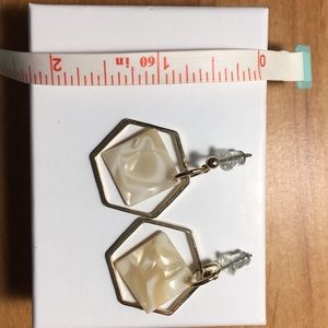 Geometric dangle earrings